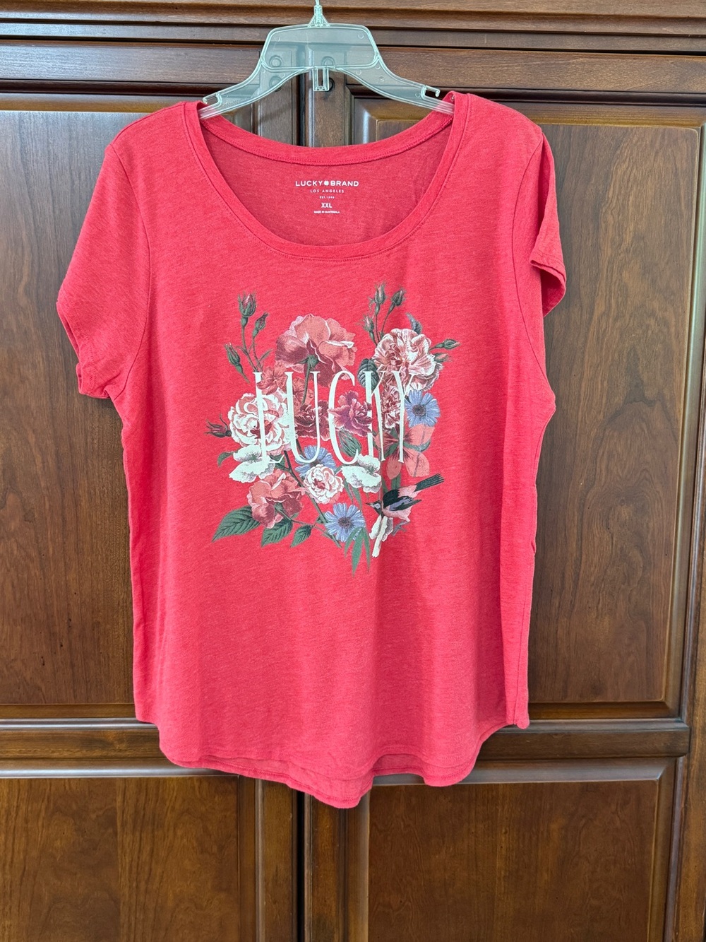 Lucky brand graphic t- shirt, size xxl